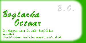 boglarka ottmar business card